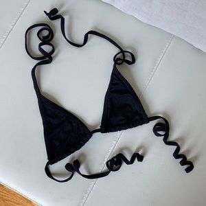 Prix Workshop Black micro string bikini top